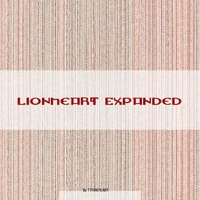 Lionheart Expanded example